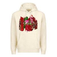 Sandshell christmas flamingo Premium Hoodie - Bettercallsaul