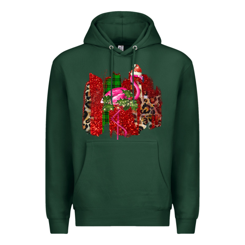 Christmas Flamingo Premium Hoodie by Bettercallsaul | Teevron