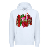White christmas flamingo Premium Hoodie - Bettercallsaul