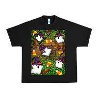Black Halloween ghost Urban Heavy Tee - Artiststas