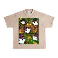 French Oak Halloween ghost Urban Heavy Tee - Artiststas