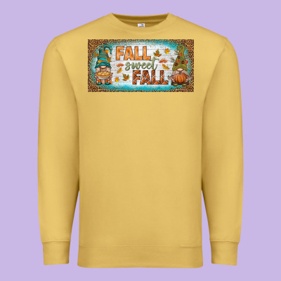 Fall Sweet Fall License Plate Premium Sweatshirt Designed By Bundleandbundleshop