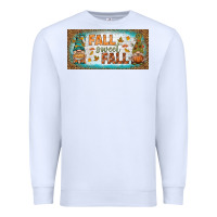 White fall sweet fall license plate Premium Sweatshirt - BundleAndBundleShop