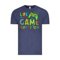 Vintage Denim life is a game play to win Vintage Tee - JahusDesignShop