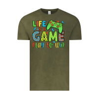 Vintage Olive life is a game play to win Vintage Tee - JahusDesignShop