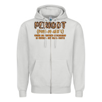 Dove Grey periodt definition Zipper Hoodie - MaliasSmallBusiness