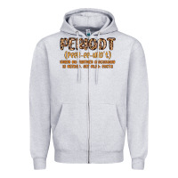 Heather Grey periodt definition Zipper Hoodie - MaliasSmallBusiness