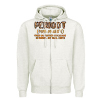 Oatmeal Heather periodt definition Zipper Hoodie - MaliasSmallBusiness