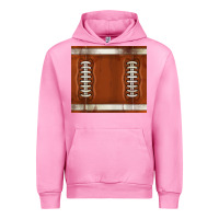 Fuchsia Pink distressed american football pattern Urban Hoodie - TumblerDesignByShophia