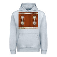 Heather Grey distressed american football pattern Urban Hoodie - TumblerDesignByShophia