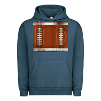 Pigment Midnight Navy distressed american football pattern Urban Hoodie - TumblerDesignByShophia