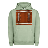 Pigment Oil Green distressed american football pattern Urban Hoodie - TumblerDesignByShophia