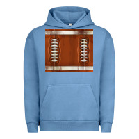 Pigment Pebble Blue distressed american football pattern Urban Hoodie - TumblerDesignByShophia