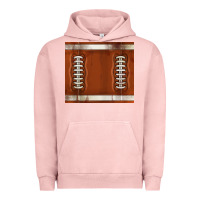Pigment Salmon distressed american football pattern Urban Hoodie - TumblerDesignByShophia