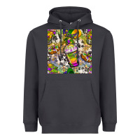 Smoke Mardi Gras coffee cups and donut with cowhide Heavyweight Hoodie - BundleAndBundleShop