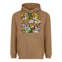 Mardi Gras Coffee Cups And Donut With Cowhide Heavyweight Hoodie | Teevron