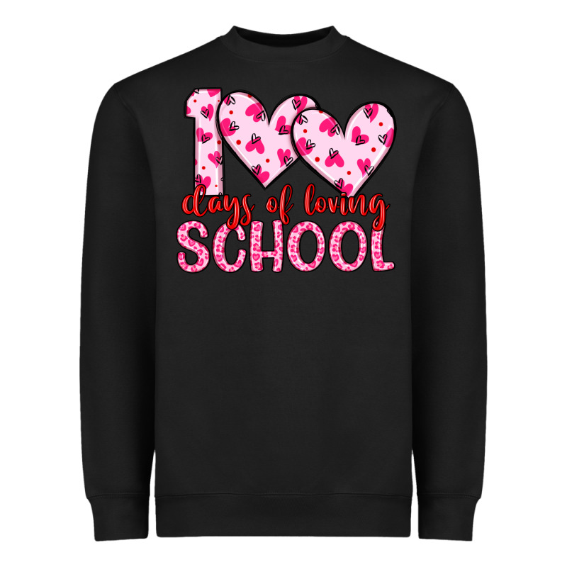 100 Days Of Loving School Heavyweight Sweatshirt by Artiststas | Teevron
