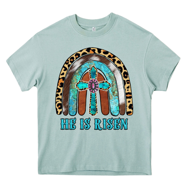 He Is Risen Heavy Core Tee by RanaPortraitStore | Teevron
