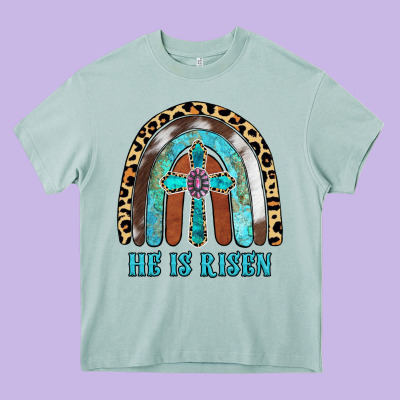 Heavy Core Tee He Is Risen