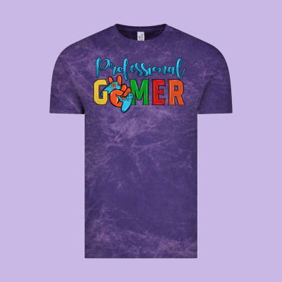 Professional Gamer Vintage Tee Designed By Jahusdesignshop