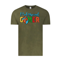 Vintage Olive professional gamer Vintage Tee - JahusDesignShop