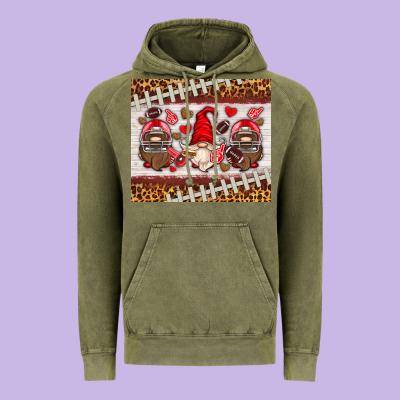 American Football Gnome Vintage Hoodie Designed By Hra Design Shop