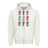 Coffee Thermos Zipper Hoodie | Teevron