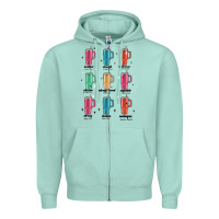 Seafoam coffee thermos Zipper Hoodie - MaliasSmallBusiness
