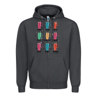 Smoke coffee thermos Zipper Hoodie - MaliasSmallBusiness