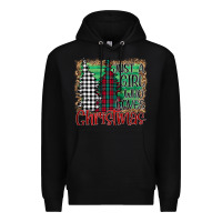 Black Womens Just a Girl Who Loves Christmas Funny Premium Hoodie - Bettercallsaul