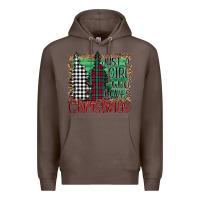 Coffee Womens Just a Girl Who Loves Christmas Funny Premium Hoodie - Bettercallsaul