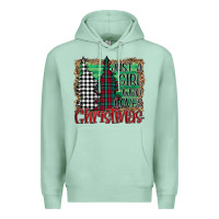 Seafoam Womens Just a Girl Who Loves Christmas Funny Premium Hoodie - Bettercallsaul