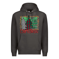 Smoke Womens Just a Girl Who Loves Christmas Funny Premium Hoodie - Bettercallsaul