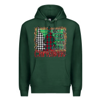 Sports Green Womens Just a Girl Who Loves Christmas Funny Premium Hoodie - Bettercallsaul