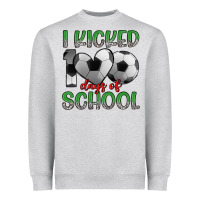 Heather Grey i kicked 100 days of school Heavyweight Sweatshirt - Artiststas