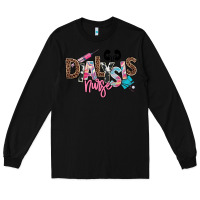 Black dialysis nurse Long Sleeve Tee - NancyCooperArtShop