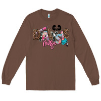 Chestnut dialysis nurse Long Sleeve Tee - NancyCooperArtShop