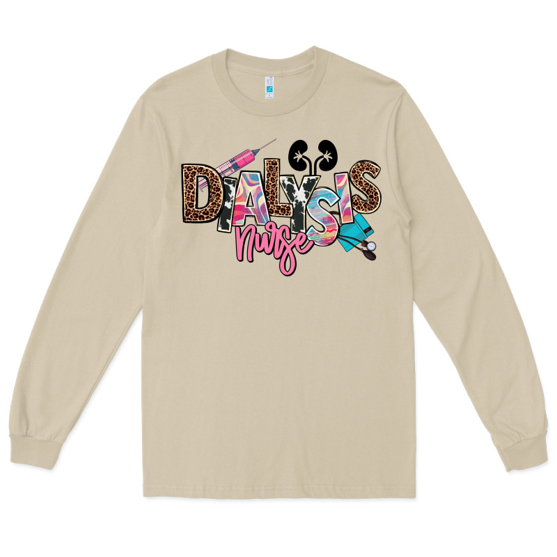 Dialysis Nurse Long Sleeve Tee by NancyCooperArtShop | Teevron