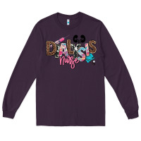 Plum dialysis nurse Long Sleeve Tee - NancyCooperArtShop