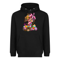Black He Is Risen Heavyweight Hoodie - BundleAndBundleShop
