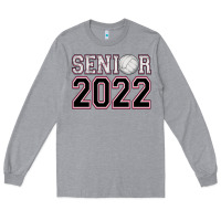 Heather Grey senior volleyball Long Sleeve Tee - AdoDesignShop