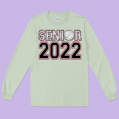 Senior Volleyball Long Sleeve Tee Designed By Adodesignshop
