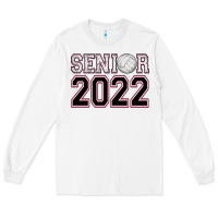 White senior volleyball Long Sleeve Tee - AdoDesignShop