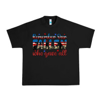 Black remember our fallen who gave all Urban Heavy Tee - JahusDesignShop