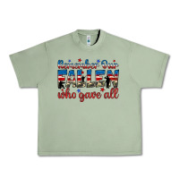 Oil Green remember our fallen who gave all Urban Heavy Tee - JahusDesignShop