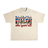 Sandshell remember our fallen who gave all Urban Heavy Tee - JahusDesignShop