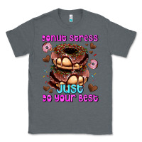 Charcoal Heather donut stress just do your best Classic Tee - AdoDesignShop