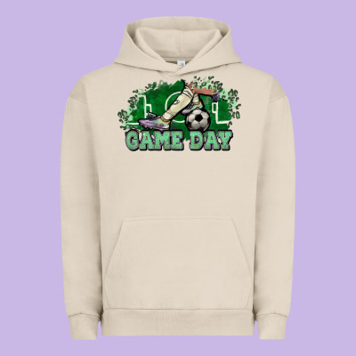 Game Day Soccer Urban Hoodie Designed By Howdyjamesfarm