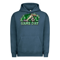 Pigment Midnight Navy Game day soccer Urban Hoodie - HowdyJamesFarm