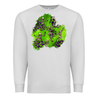 Dove Grey halloween patch 3 Premium Sweatshirt - BundleAndBundleShop